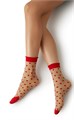 Носки CUORI 20 (0-Caramello/Rosso) MNM 97193 - фото 119117