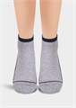 ЭЙС Носки жен.Д123ш хл+эл укор (25-меланж св.серый) 98477 - фото 120479