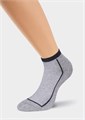 ЭЙС Носки жен.Д123ш хл+эл укор (23-меланж св.серый) 98478 - фото 120480