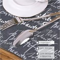 Коврик для сушки посуды Василиса 40х50 см с печатью Letters 71090 - фото 82278