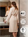 ХЦ-901-4557 Халат махровый мд.140 ж 50р. (3008.0009) цв. 11-0907 ХЦ-901-4557-1 - фото 83327