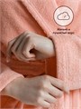 ХЦ-901-4557 Халат махровый мд.140 ж 48р. (3008.0009) цв. 13-1510 ХЦ-901-4557-25 - фото 84576