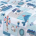 Комплект постельного белья "Бамбино" ясельный поплин Кораблики 7106Х-5 - фото 87205