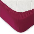 Простыня трикот 125 гр. на рез. (180х200х20+-2см) арт. Р014Т (Бордовый) Р014Т-1 - фото 87912