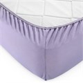 Простыня трикот 125 гр. на рез. (180х200х20+-2см) арт. Р014Т (Сиреневый) Р014Т-11 - фото 88649