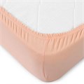 Простыня трикот 125 гр. на рез. (200х200х20+-2см) арт. Р015Т (Персиковый) Р015Т-15 - фото 88655