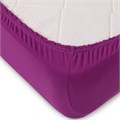 Простыня трикот 125 гр. на рез. (140х200х20+-2см) арт. Р012Т (Фиолетовый) Р012Т-22 - фото 88700