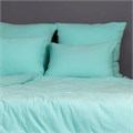 Комплект наволочек Violett трикотаж гл/кр молния 40х60 см. KHV-46 бирюзовый KHV-46-3 - фото 89269
