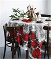 Скатерть рогожка арт 903 145х220 "WENGE" рис 60103-1 глиттер Christmas Star 76039 - фото 91419