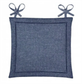 Подушка д/ст ВН рогожка 40/40 индиго 74 CHAIR-VN-INDIGO - фото 91865