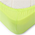 Простыня трикот 125 гр. на рез. (140х200х20+-2см) арт. Р012Т (Салатовый) Р012Т-24 - фото 93976
