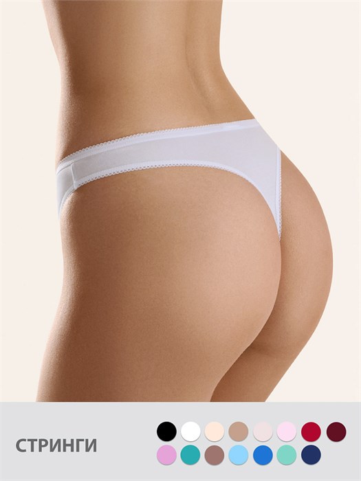 Плавки BO211 String (50/XL-Bianco) MNM 82969 - фото 100725
