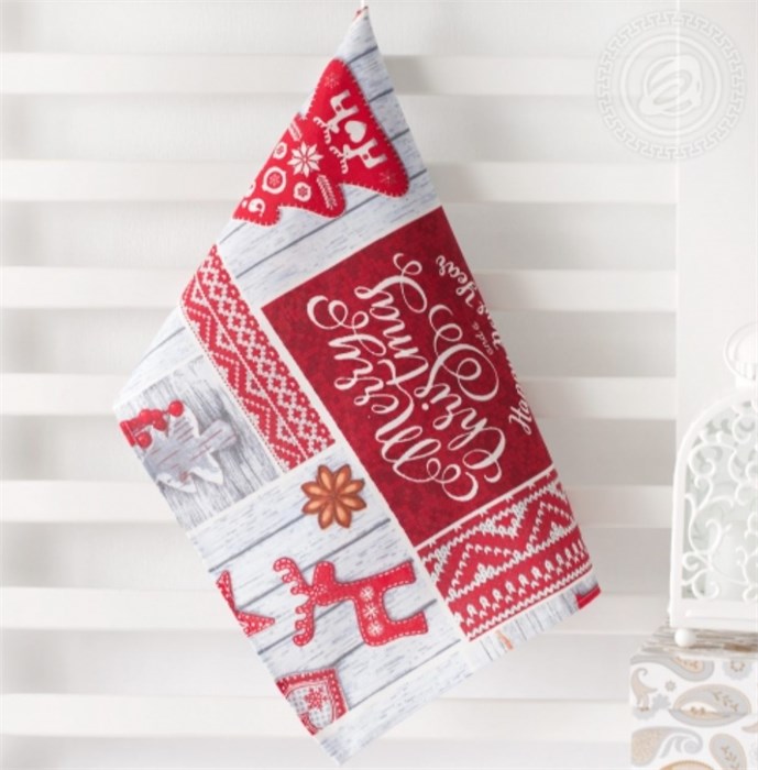 Полотенце кухонное из рогожки 50 * 70 Чудеса 71269 - фото 82512