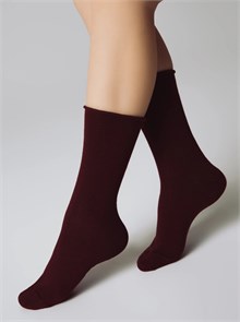 Носки ж. Comfort 19С-101СП 000 (р.25-27-темно-бордовый) без резинки 82550