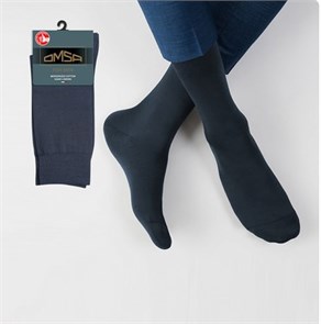 Носки м. CLASSIC 206 (45-47-Grigio Scuro) гладь всесезон. Oms 82819