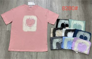 Футболка жен. Тюльпан №S-8280 one size 82856
