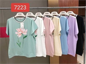 Футболка жен. Тюльпан №7223 one size 82858