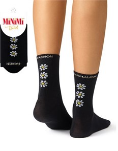 Носки ж. 4215 TREND (35-38-Nero) ромашки MINI 83116