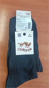 Носки м. гладкие (арт. 001) черный. Размер 27 83288
