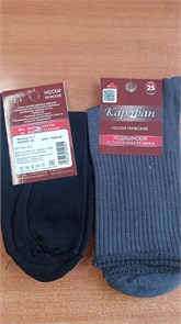 Носки м. без резинки (арт. Е1) черные, размер 29 83316