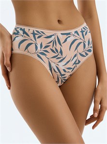 Плавки БMi_T Foglie 2221-03CE Slip Midi (листочки) (48/L-Beige/Pianta) MNM БЕЗ СКИДКИ!!! 83951