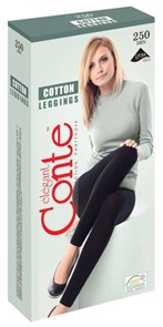 Леггинсы ж. Cotton Leggings 250 7С-39СП (2-nero) х/б 260444