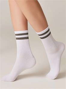 Носки ж. ACTIVE 19С-65СП 157 (25-белый-серый) 587259