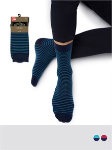 Носки м. STYLE 501 (42-44-blu) всесезон. в полоску 81723
