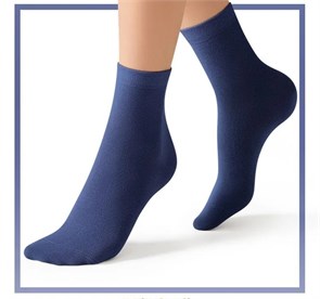 Носки ж. 1202 (39-41-Jeans) Cotone однотонный длин MNM 82065