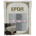 Скатерть "Efor Kdk Gri" 160x220 см., серый SK-143/04 - фото 102341