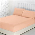 Простыня трикот 125 гр. на рез. (90х200х20+-2см) арт. Р010Т (Персиковый) Р010Т-24 - фото 102531