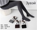 Колготки жен.№3386B-1 Зима "Zuwei" (р.48-54) черные кашемир 10шт/уп 85097 - фото 103618