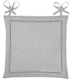 Подушка д/ст ВН рогожка 40/40 пеп-сер 74 CHAIR-VN-ASHEN - фото 91873