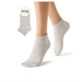 Носки ж. 1201 (39-41-Grigio Chiaro Melange) Cotone одн.укороченный MNM 600535 - фото 97226
