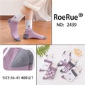 Носки жен.№2439 "RoeRue" ассорти средние х/б 10шт/уп 586675 - фото 97885