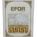 Скатерть "Efor Sofia V1" 160x220 см., белый SK0313/01 - фото 98040