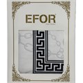 Скатерть "Efor Sofia V2" 160x220 см., белый SK0314/01 - фото 98041